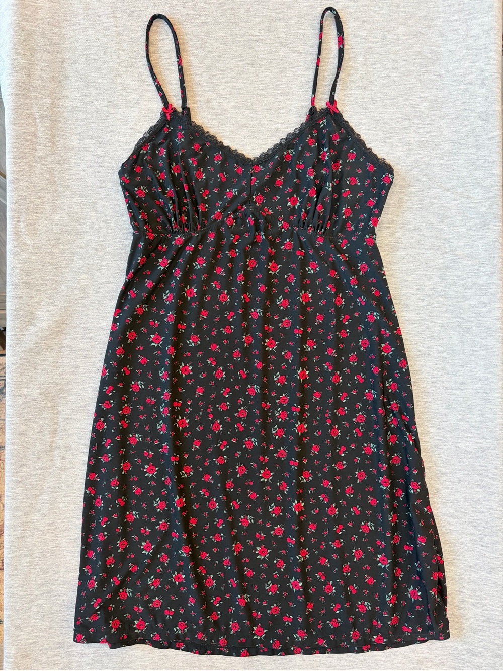 Marilyn Monroe Intimates Y2K Floral Cami Mini Dress M